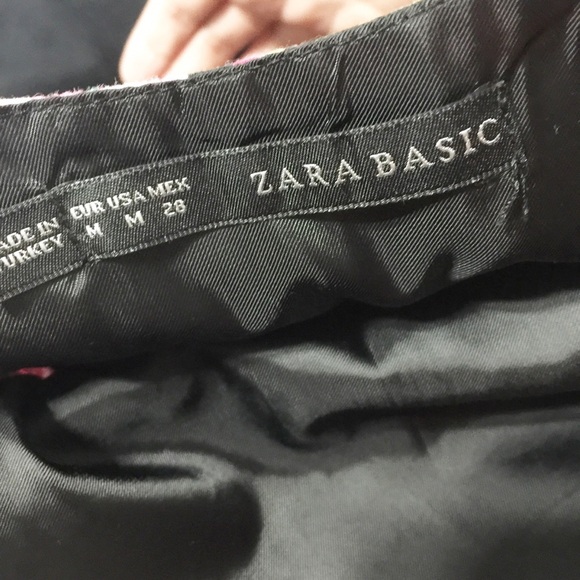 Zara Floral Print Fit and Flare Mini Dress M - Picture 6 of 8